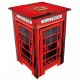 LONDON PHONE BOOTH Tabouret en medium