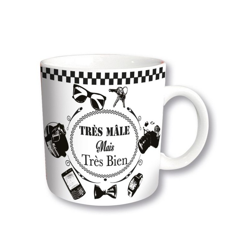 Mug humour - Fait main avec ♥︎