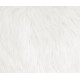 MISTY coussin fourrure blanche imitation poil angora 45*45 cm