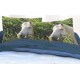 CHEVAUX housse de couette 200*200 cm + 2 taies d'oreiller - Parure lit 2 personnes