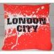 LONDON CITY - housse de couette 240*220 cm decoration urbaine chambre ado - 2 taies d'oreiller - Parure lit 2 personnes