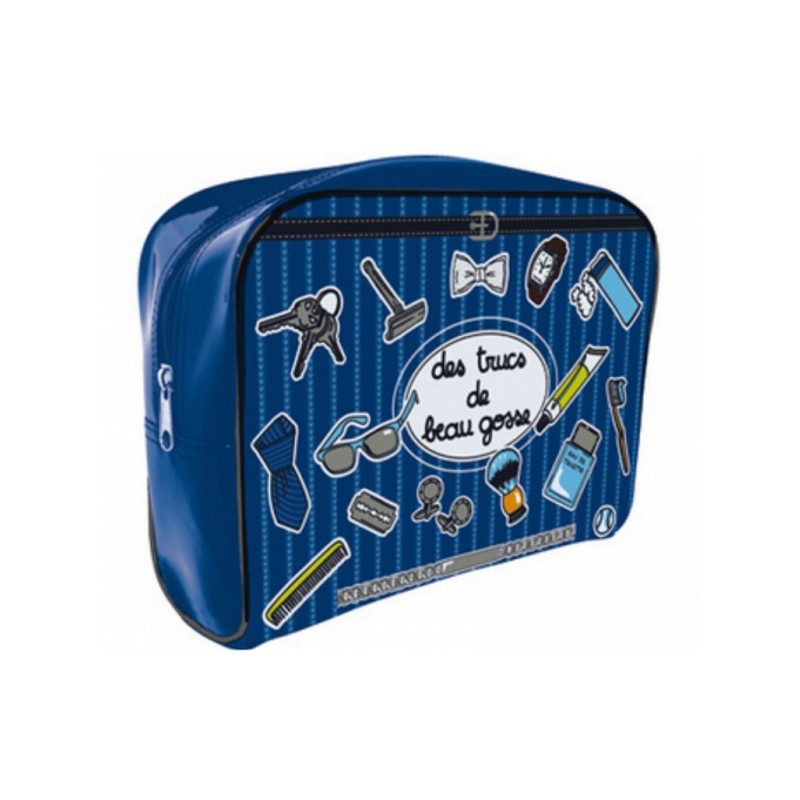 Kit trousse de toilette homme - Beau gosse - Déco Avenue