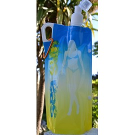 Gourde BIKINI - 900 ml - design bord de mer